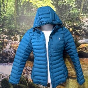 DKNY Blue Puffer Jacket